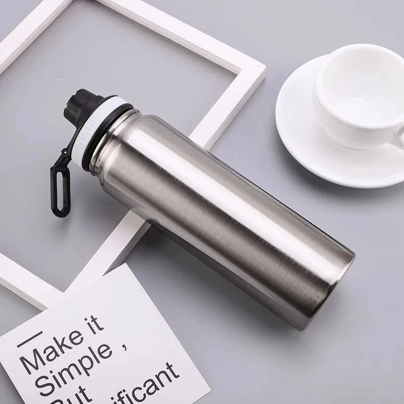 Insulated Stainless Steel Sports Water Bottle with Large Capacity and Vacuum Seal