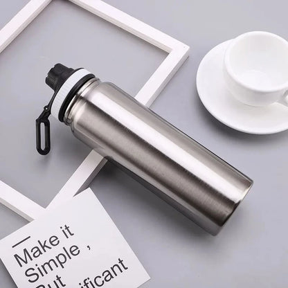 Insulated Stainless Steel Sports Water Bottle with Large Capacity and Vacuum Seal