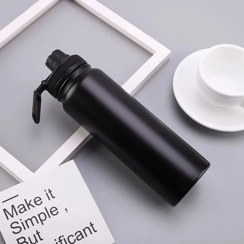 Insulated Stainless Steel Sports Water Bottle with Large Capacity and Vacuum Seal
