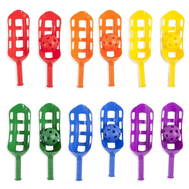 Kids Scoop Ball Catch Game Set Outdoor Beach Toss Toy for Family Fun
