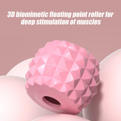 20 Wheel Cellulite Massage, Hard Spiky Massage Ball, Trigger Point Foam Roller Stick for Arms