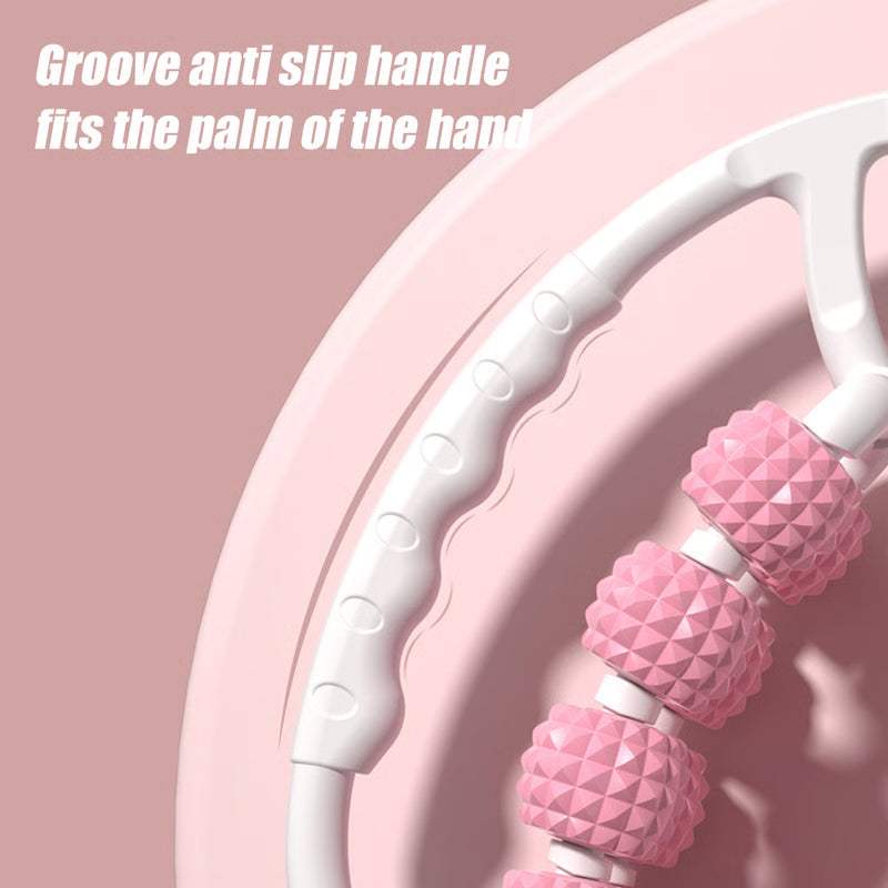 20 Wheel Cellulite Massage, Hard Spiky Massage Ball, Trigger Point Foam Roller Stick for Arms