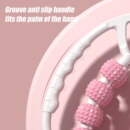 20 Wheel Cellulite Massage, Hard Spiky Massage Ball, Trigger Point Foam Roller Stick for Arms