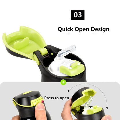 Outdoor Sport Cycling Water Bottle Vacuum Stainless Steel Thermo Drink Mug for Travel and Cycling