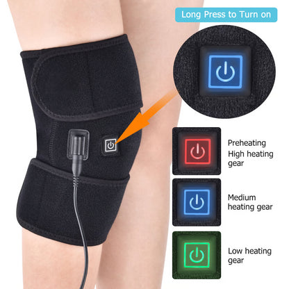 USB Charging Arthritis Knee Brace Infrared Heating for Joint Pain Relief