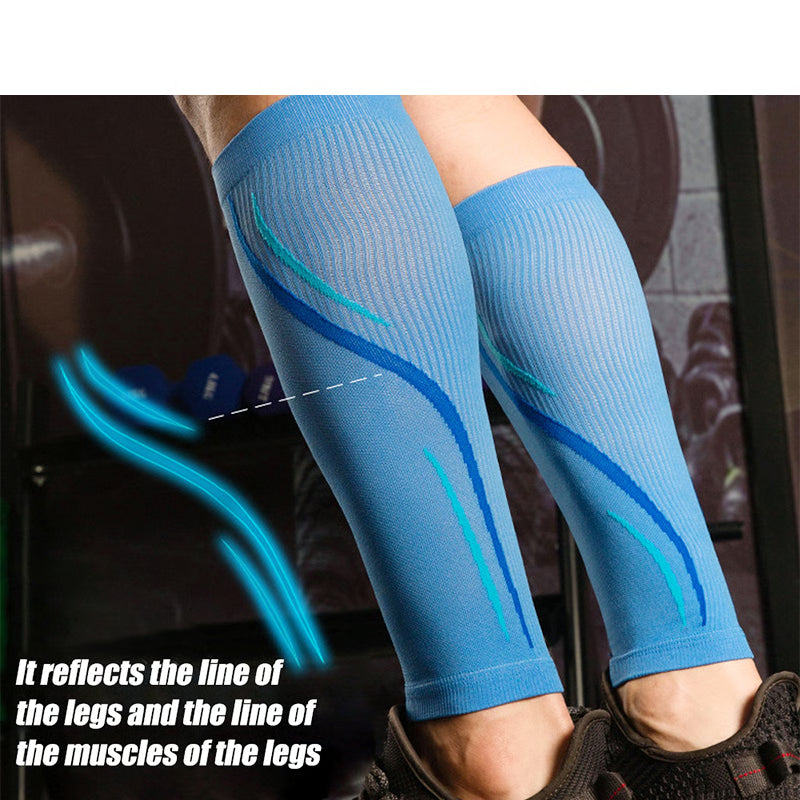 Men Women Calf Compression Sleeves, Leg Compression Sleeve for Running, Cycling, Shin Splints Relief