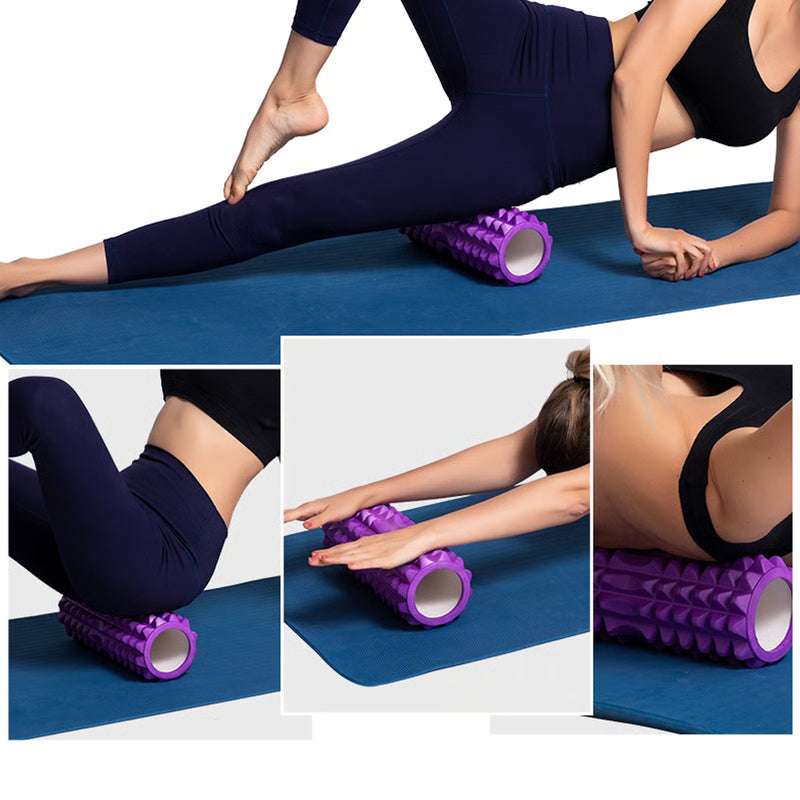Hollow Yoga Column Fitness Equipment, 1pc Foam Massage Roller for Muscle Massage Physiotherapy & Rehabilitation