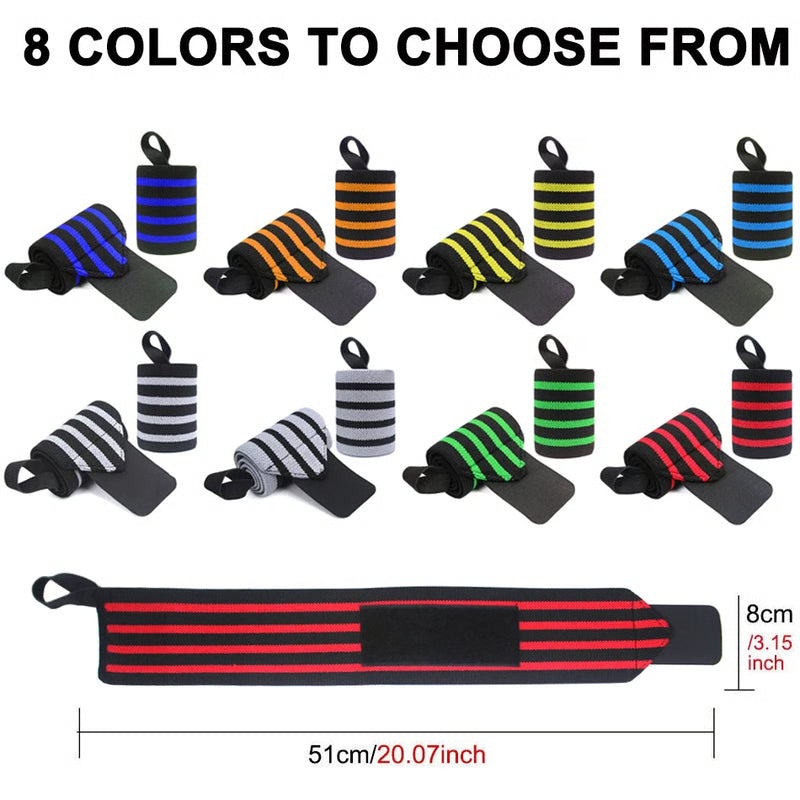 Weight Lifting Wrist Band, Gym Fitness Straps Support, Wrist Wraps for Sports Equipment