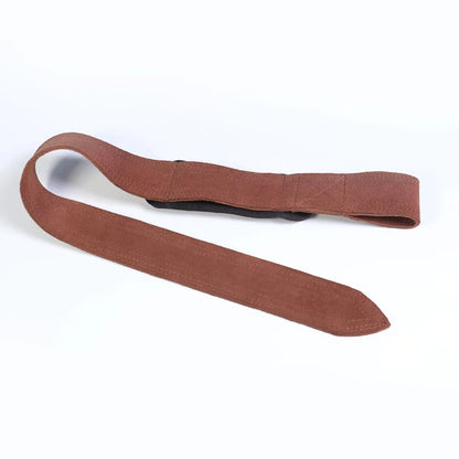 Leather Weight Lifting Wrist Straps Non Slip Grip Gym Pull Up and Deadlift Support Bands