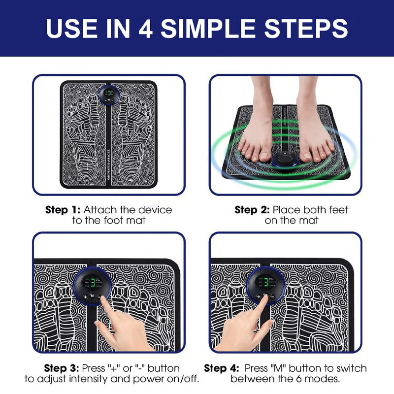 EMS Muscle Massager & Blood Stimulator Foot Mat