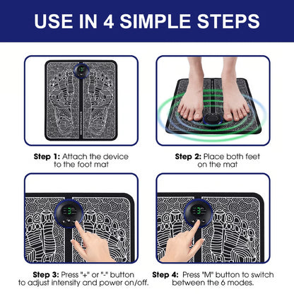 EMS Muscle Massager & Blood Stimulator Foot Mat