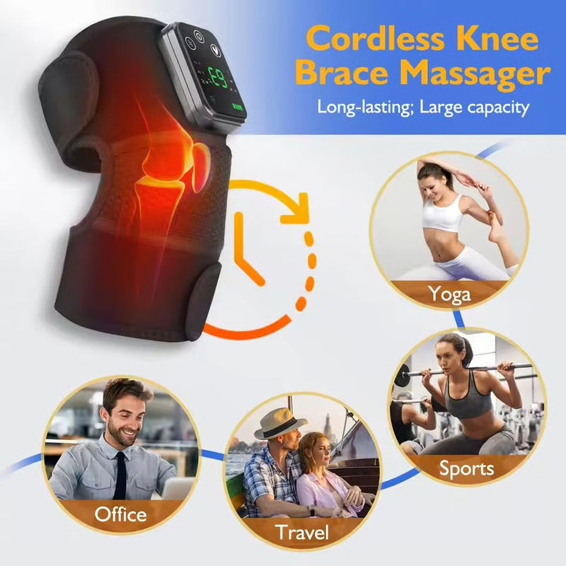 ThermaRelief Rechargeable Heated Knee Massager