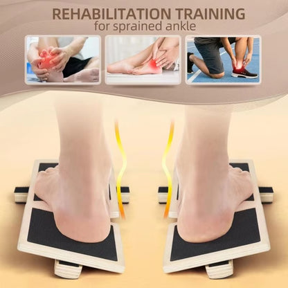 Single Foot Wooden Balance Board Ankle Strengthener and Posture Trainer