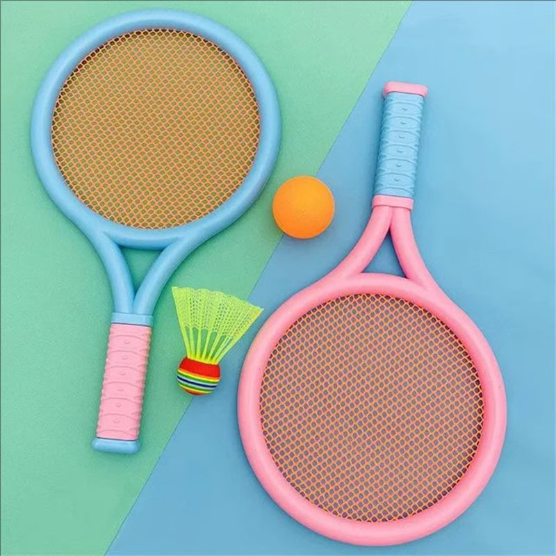 Kids Badminton Racket Set with Ball and Shuttlecock for Beginner Outdoor Family Play