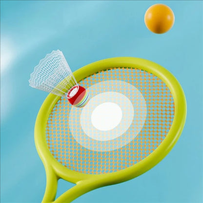 Kids Badminton Racket Set with Ball and Shuttlecock for Beginner Outdoor Family Play