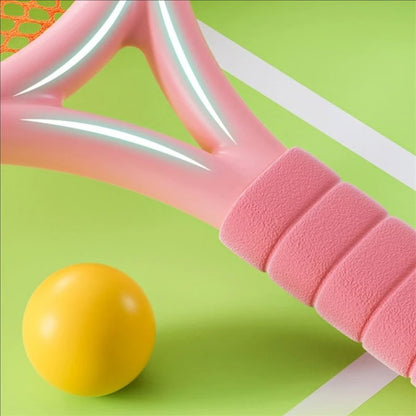 Kids Badminton Racket Set with Ball and Shuttlecock for Beginner Outdoor Family Play