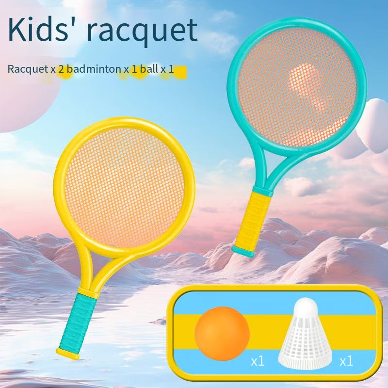 Kids Badminton Racket Set with Ball and Shuttlecock for Beginner Outdoor Family Play