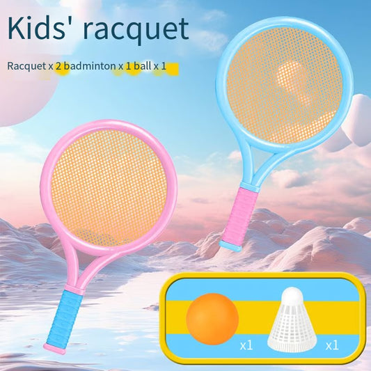 Kids Badminton Racket Set with Ball and Shuttlecock for Beginner Outdoor Family Play