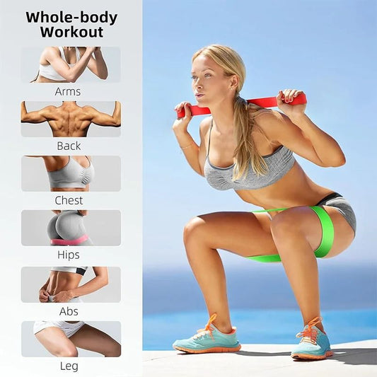 Resistance Bands Set for Yoga Fitness Training and Full Body Workouts