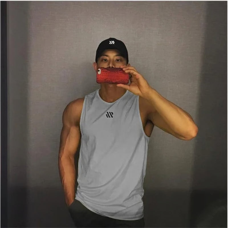 2024 Mens Mesh Breathable Fitness Tank Top, Running Vest Undershirt for Gym Workouts