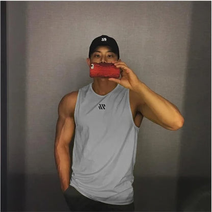 2024 Mens Mesh Breathable Fitness Tank Top, Running Vest Undershirt for Gym Workouts