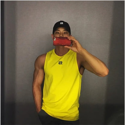 2024 Mens Mesh Breathable Fitness Tank Top, Running Vest Undershirt for Gym Workouts