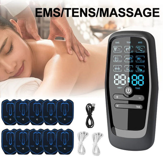 Advanced EMS & TENS Dual-Action EMS muscle stimulator & TENS pain relief System