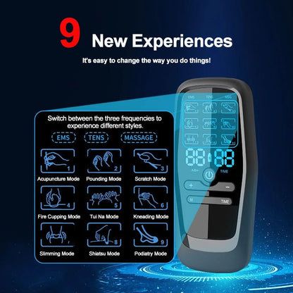 Advanced EMS & TENS Dual-Action EMS muscle stimulator & TENS pain relief System