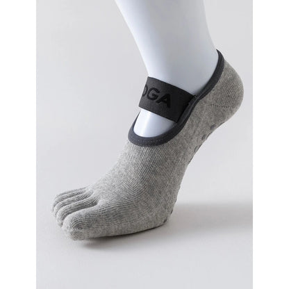 Women Five Finger Non Slip Yoga Pilates Socks