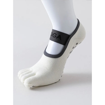 Women Five Finger Non Slip Yoga Pilates Socks