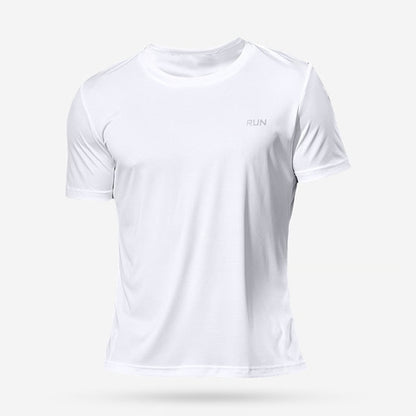 Quick Dry Compression Running T-Shirt for Men - Lightweight Soccer & Sports Fitness Shirt