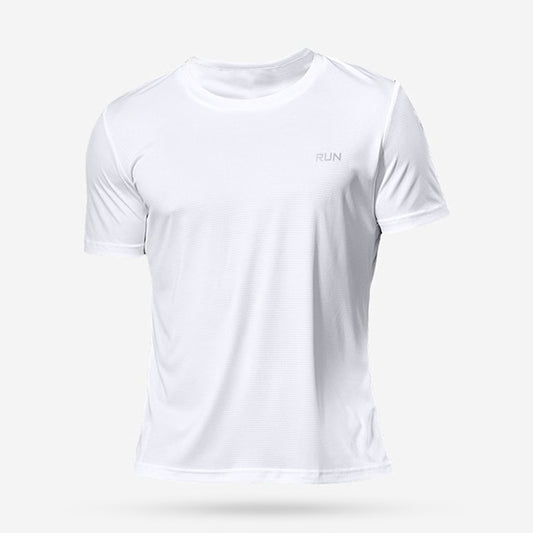 Quick Dry Compression Running T-Shirt for Men - Lightweight Soccer & Sports Fitness Shirt