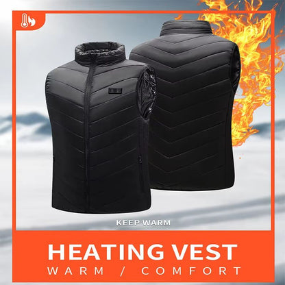 ThermaCore 21-Zone Heated Vest – USB Electric Heated Jacket with Graphene Technology for Men & Women