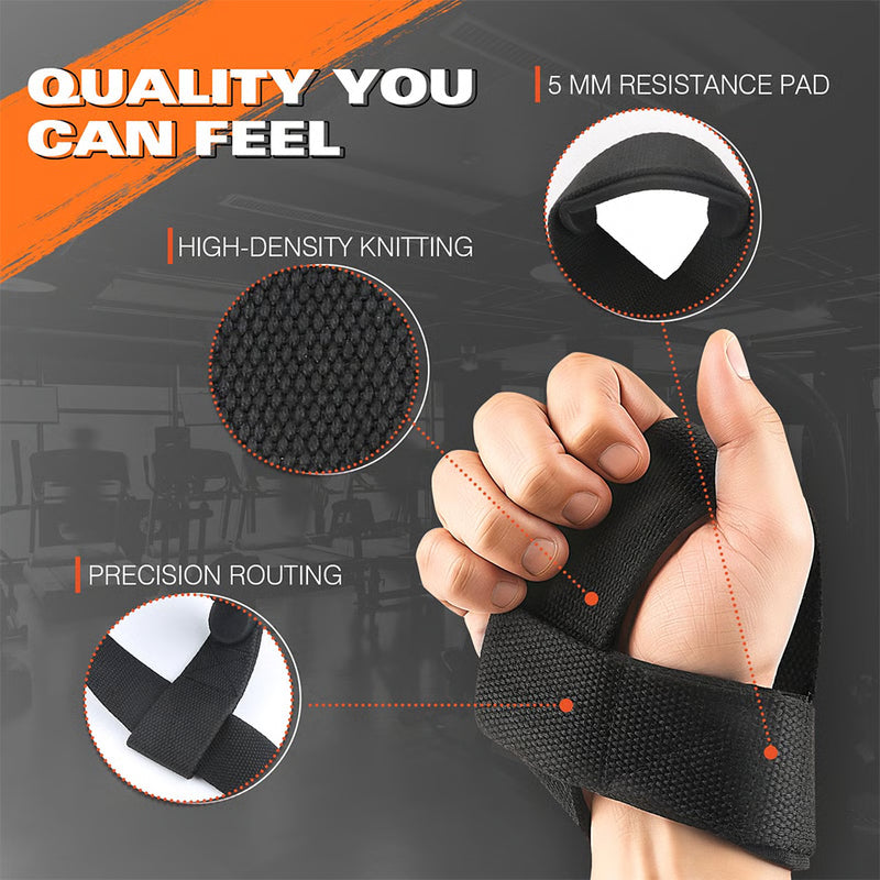 Adjustable Non-slip Weightlifting Wrist Straps, Gym Fitness Lifting Strap, Wrist Support for Strength Training