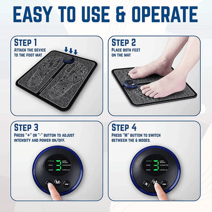 EMS Acupoints Stimulator Massage Foot Mat