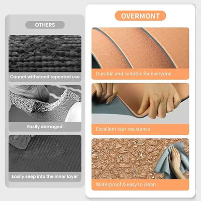 Non Slip Yoga Mat Eco Friendly Pilates Exercise Mat with Carry Bag
