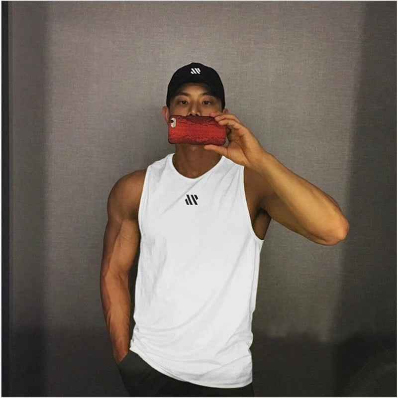2024 Mens Mesh Breathable Fitness Tank Top, Running Vest Undershirt for Gym Workouts