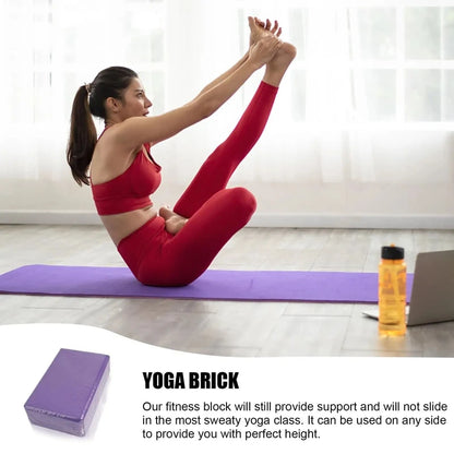 EVA Gym Block Foam Brick Training Exercise Fitness Yoga Support Tool