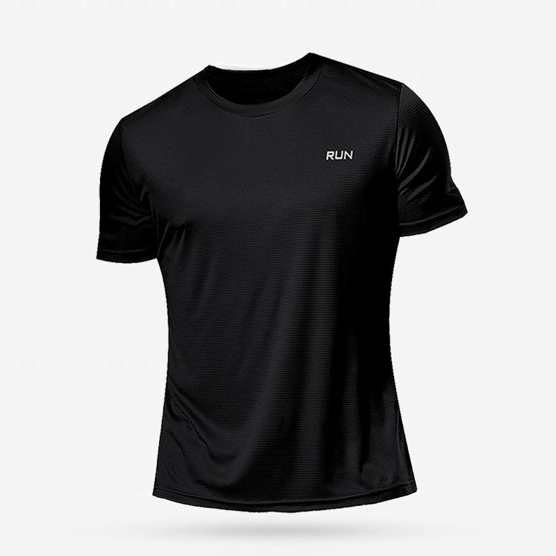 Quick Dry Compression Running T-Shirt for Men - Lightweight Soccer & Sports Fitness Shirt
