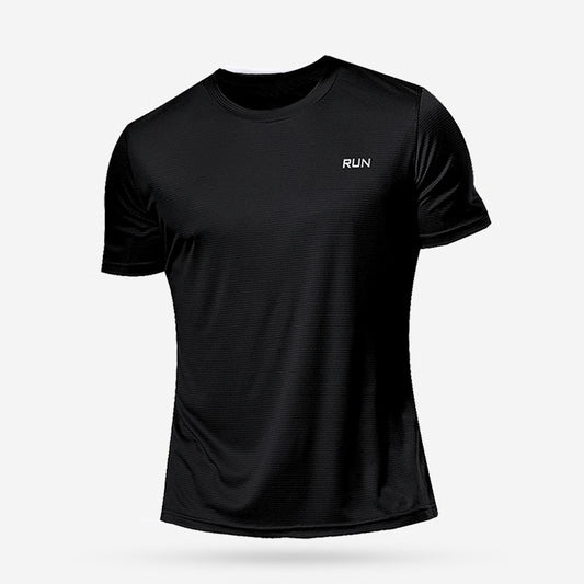 Quick Dry Compression Running T-Shirt for Men - Lightweight Soccer & Sports Fitness Shirt
