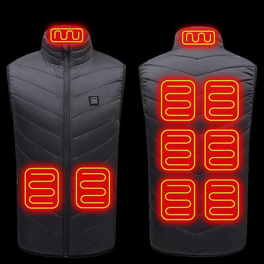 ThermaCore 21-Zone Heated Vest – USB Electric Heated Jacket with Graphene Technology for Men & Women