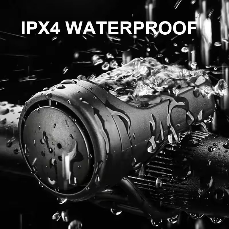 USB Rechargeable Electric Bike Bell with Anti-Theft Alarm