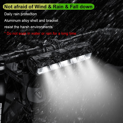 LED Bike Light Front, Rechargeable Bicycle Light, Headlight Flashlight with Power Bank, Bike Accessories