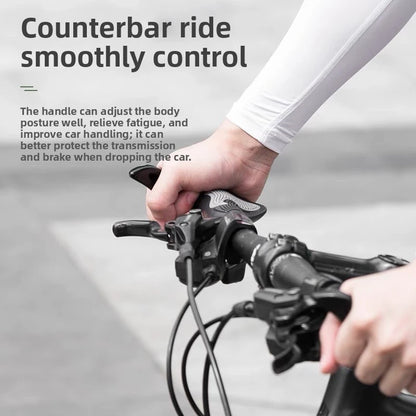 Ergonomic Bike Handlebar Grips, Shockproof Road Bicycle Grips, Anti Slip Comfortable Shock Absorbing Bike Accessories