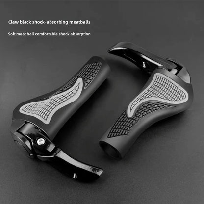 Ergonomic Bike Handlebar Grips, Shockproof Road Bicycle Grips, Anti Slip Comfortable Shock Absorbing Bike Accessories