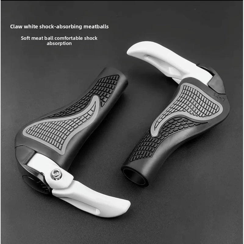 Ergonomic Bike Handlebar Grips, Shockproof Road Bicycle Grips, Anti Slip Comfortable Shock Absorbing Bike Accessories