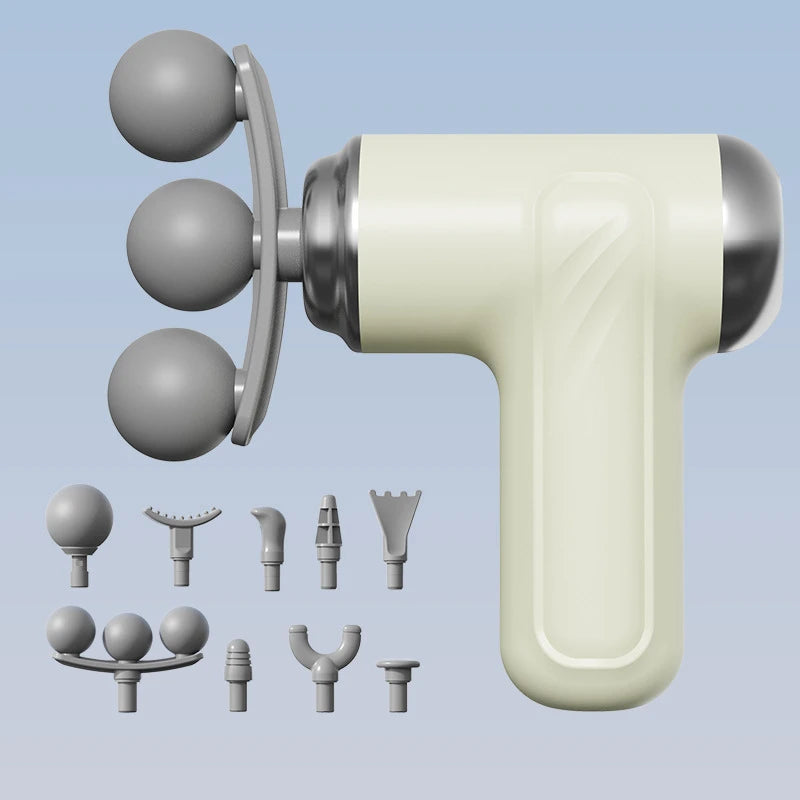 Muscle Massager for Home Fitness, Mini Electric Fascia Gun, Deep Tissue Neck Arm Leg Relaxation Massage Tool