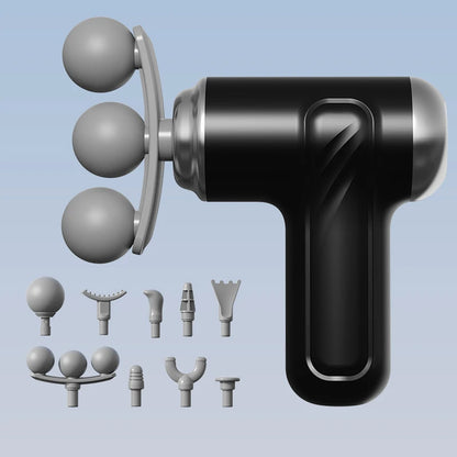 Muscle Massager for Home Fitness, Mini Electric Fascia Gun, Deep Tissue Neck Arm Leg Relaxation Massage Tool